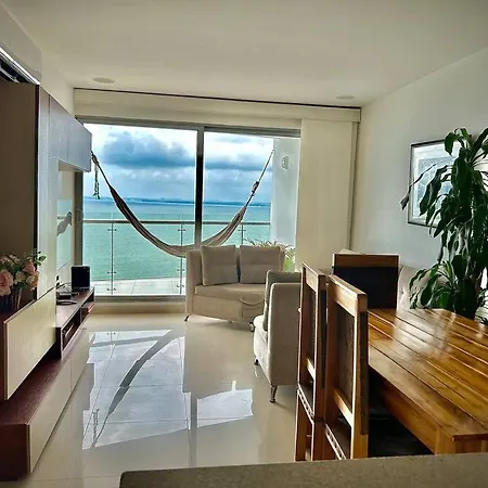 Apartamento Apto Moderno Frente Al Mar Hermosas Vistas- A 7 Minutos Del Centro Historico Y Del Aeropuerto Internacional *