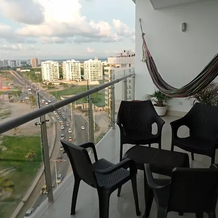 Apartamento Apto Moderno Frente Al Mar Hermosas Vistas- A 7 Minutos Del Centro Historico Y Del Aeropuerto Internacional
